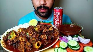 Spicy mutton  cury And biesmoti rice extra gravy with salat#Hungry piran