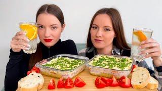 МУКБАНГ САЛАТ МИМОЗА MUKBANG MIMOSA SALAD ответы на вопросы