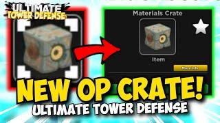 New OP Materials Crate in Ultimate Tower Defense!