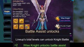 Unlocking Battle Assist Knights + Trick for Beginners (Goddess: Primal Chaos)