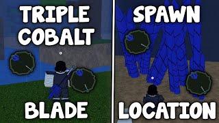 Triple Cobalt Spawn Location  - Shindo Life Roblox ( GARIAN BLADE )