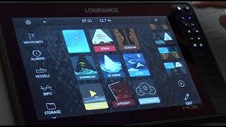 Программирование кнопок быстрого доступа на Lowrance HDS Live