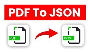 How to Convert PDF to JSON