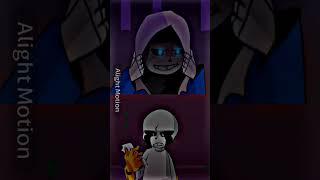 glitchtale sans vs delta sans #ultratale #delta sans #glitchtale #glitchsans #randomau #shorts