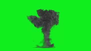 #Футаж взрыв и ядерное облако хромокей ◄4K•HD► #Footage explosion and nuclear cloud chromakey