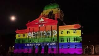 The Llight Show is Wonderful /  Federal Palace / Parliament (Bundeshaus) Bern Switzerland