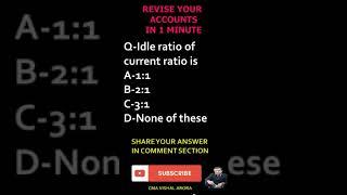 ONE MINUTE ACCOUNTING #REVISE YOUR #ACCOUNTING #CONCEPT #RATIOANALYSIS #CURRENTRATIO #LIQUIDRATIO