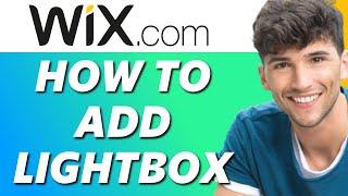 How to Add Lightbox to Wix Website (2022)