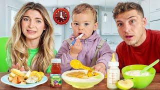 Eating Like Our TODDLER For 24 Hours