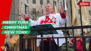 New York: Merry Tuba Christmas at Rockefeller Center 2024