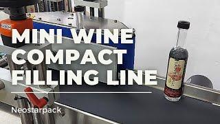 Mini Wine Desktop Production Line｜ Wine Bottling Line ｜ Filling → Capping → Labeling｜ Neostarpack