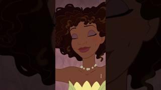 Princess Tiana lets her hair down! #princesstiana #disney #disneyprincess