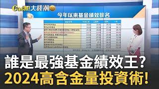 2024年誰的"含金量"最亮眼? 金龍年"基金績效"藏投資玄機? 布局"基金"最穩健?｜王志郁 主持｜20240206｜Catch大錢潮 feat.朱岳中