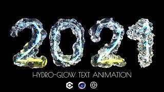 Fluid Letters Simulation in Cinema 4D + X-Particles