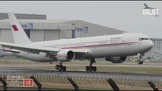 WET N’ WINDY ARRIVALS AT HEATHROW RWY 27R