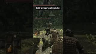 Ds2 not going easy on newbies #shorts #darksouls2 #darksouls #memes #funnygaming