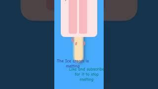The ice cream is melting #piano #music #icecream #fun #shorts #viral #fyp #trending #cooltimes