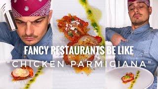 Our new FANCY restaurants be like️‍Mini Chicken Parmesan️| CHEFKOUDY️