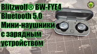 Blitzwolf® BW FYE4 Bluetooth 5.0 Мини-наушники с зарядным устройством