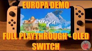 Europa (OLED Switch Demo) - Full Play-through