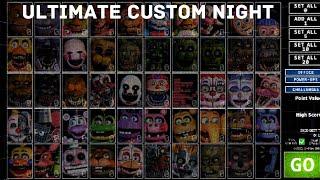 Five nights at Freddy's Ultimate Custom Night episode 1 part 1