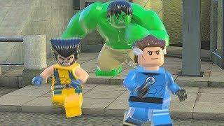 LEGO Marvel Super Heroes Walkthrough Part 11 - Lady Liberty Attacks