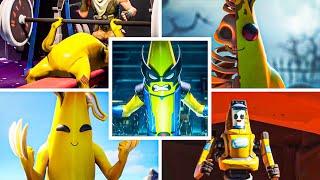 Evolution of Peely in Fortnite Trailers & Cutscenes | Peely - Peelverine