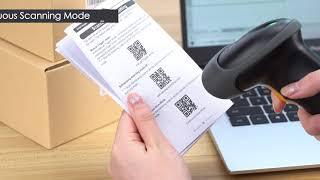 Eyoyo EY-H2 How to Use Eyoyo Handheld USB 2D Barcode Scanner?