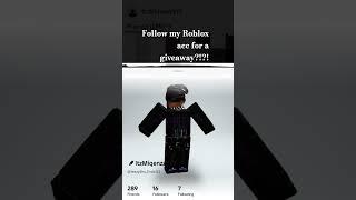 Follow for a giveaway #roblox #giveaway #robux #fypage #winner