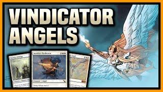 ️ ANGEL TRIBAL with NEW Aurelia's Vindicator 【 MODERN MTG Gameplay 】 Karlov Manor