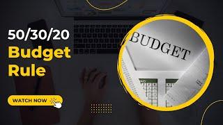 50-30-20 Budget Rule | ANGyL Finance