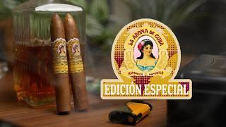 Smoking La Aroma de Cuba Edición Especial | Cigar Review and Tequila Pairing