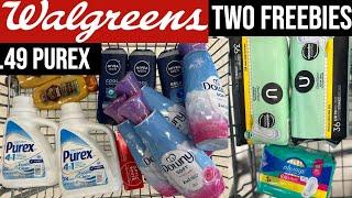 Walgreens TWO EASY FREEBIES + .49 PUREX!  RUN!!!!