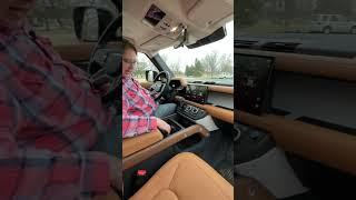 The luxurious and rugged interior of the 2023 Land Rover Defender 130