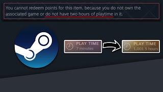 How to "farm hours" on Steam