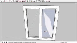 Урок 2. Окно. SketchUp 2015