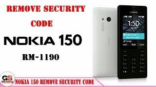 How To Remove Security Code Nokia 150 (RM-1190) Miracle Crack 2.58