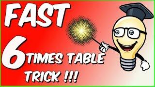 Fast 6 times table trick!!!