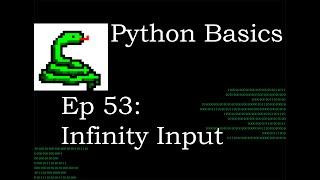 Python Basics Infinite String Input with Strip and Split Methods