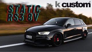 Static Audi RS3 8V K-custom - Sound & Porn