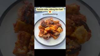 Balado tahu, udang dan hati️ #masakansederhana #cooking #masakmasak ##masak #food #masakansimple