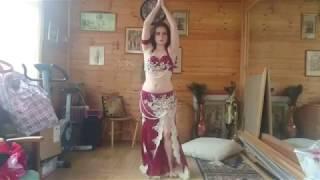 Bellydance Practice to Simarik (Kiss Kiss)