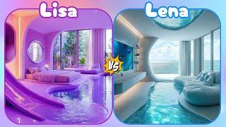 Lisa or Lena  #random #cute #fypシ゚ #lena #lisa #bedroom #trending #lisaorlena