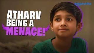 Atharv Being A Menace  ft. Manoj Bajpayee | The Family Man | Prime Video India