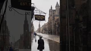 Rainy day in Edinburgh️ | #edinburghcity #billieeilish #ytshorts #asmrvideos #rainsounds