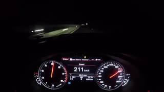 Audi A7 3.0TFSI Stage 2 APR Acceleration 0-262 km/h 4K