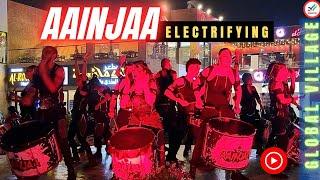 The Insane Street Drummers: AAINJAA Electrify Dubai Global Village 2025 |  4K