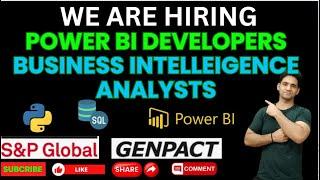 Power BI Jobs for Freshers | Power BI jobs Salary | Power Bi Developer Jobs 2024 | BI Analyst Jobs