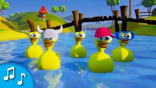 5 Little Ducks | Nursery Rhyme from tinyschool
