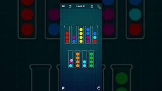 Ball Sort Puzzle  Level 31 || GAMEPLAY ||PLEASE SUBSCRIBE MY CHANNEL 